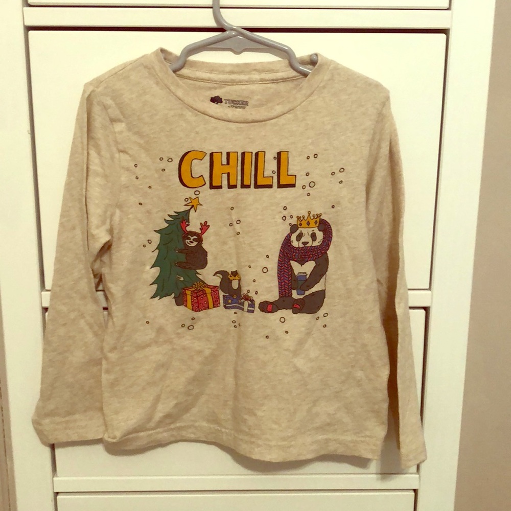 Tucker & Tate size 4 “Chill” long sleeve Shirt